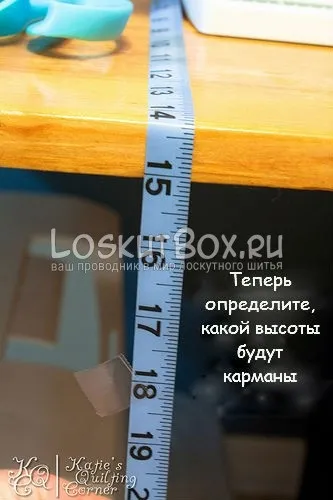 Організатор для швейного приладдя (буде підстава кишень) Організатор для швейного приладдя