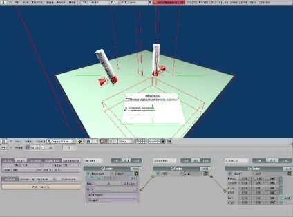 Опис проекту - використання gameblender в моделюванні фізичних явищ (gameblender) Опис проекту - використання gameblender в моделюванні фізичних явищ