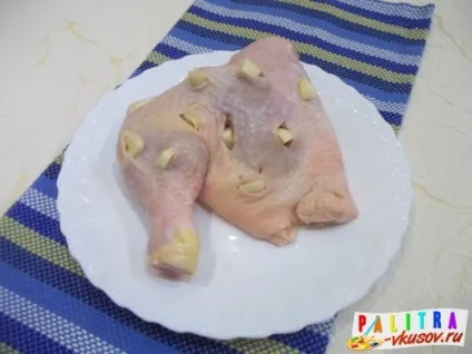 Стегенця курячі запечені в духовці (фото-рецепт) (з птиці) Стегенця курячі запечені в духовці (фото-рецепт)