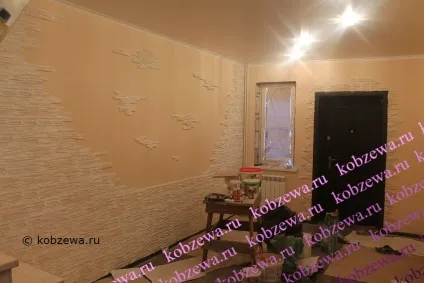 Оздоблення передпокої декоративним каменем, арт-студія натальи Кобзєва (сланець) Оздоблення передпокої декоративним каменем, арт-студія натальи Кобзєва