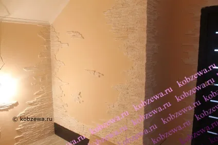 Оздоблення передпокої декоративним каменем, арт-студія натальи Кобзєва (декоративним) Оздоблення передпокої декоративним каменем, арт-студія натальи Кобзєва
