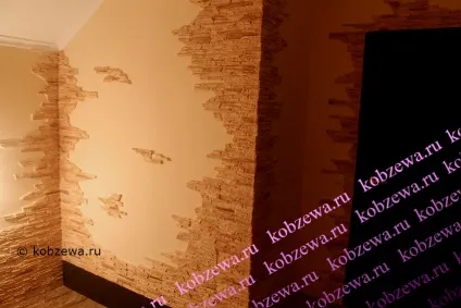 Оздоблення передпокої декоративним каменем, арт-студія натальи Кобзєва (каменем) Оздоблення передпокої декоративним каменем, арт-студія натальи Кобзєва