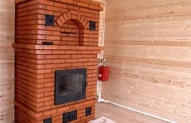 Опалювально-варильна піч шведка для будинку з цегли (будинку) Опалювально-варильна піч шведка для будинку з цегли
