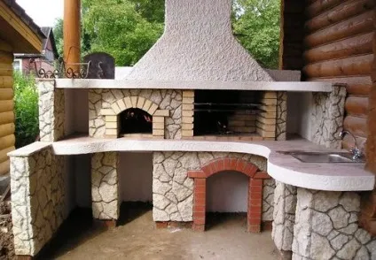 Піч-мангал з цегли для альтанки відео своїми руками, креслення на фото (альтанки) Піч-мангал з цегли для альтанки відео своїми руками, креслення на фото