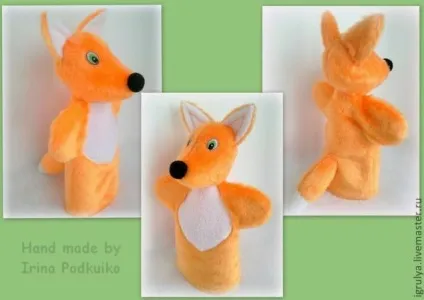 Перчаточная лялька лисиця - ярмарок майстрів - ручна робота, handmade (лисиця) Перчаточная лялька лисиця - ярмарок майстрів - ручна робота, handmade