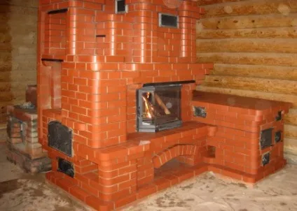 Піч з лежанкою порядовой схеми опалювально-варильних і камінних моделей (піч з лежанкою своїми руками опалювальна з каміном) Піч з лежанкою порядовой схеми опалювально-варильних і камінних моделей