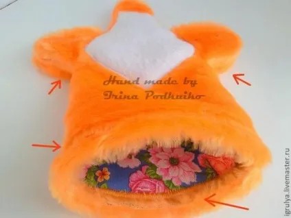 Перчаточная лялька лисиця - ярмарок майстрів - ручна робота, handmade (шпильки) Перчаточная лялька лисиця - ярмарок майстрів - ручна робота, handmade
