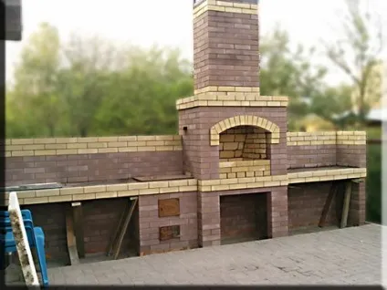 Піч-мангал з цегли для альтанки відео своїми руками, креслення на фото (альтанки) Піч-мангал з цегли для альтанки відео своїми руками, креслення на фото