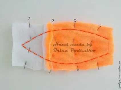 Перчаточная лялька лисиця - ярмарок майстрів - ручна робота, handmade (нитки) Перчаточная лялька лисиця - ярмарок майстрів - ручна робота, handmade