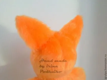 Перчаточная лялька лисиця - ярмарок майстрів - ручна робота, handmade (сколюємо шпильками прошиває) Перчаточная лялька лисиця - ярмарок майстрів - ручна робота, handmade