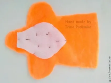 Перчаточная лялька лисиця - ярмарок майстрів - ручна робота, handmade (бавовняна тканина) Перчаточная лялька лисиця - ярмарок майстрів - ручна робота, handmade