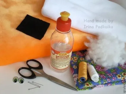 Перчаточная лялька лисиця - ярмарок майстрів - ручна робота, handmade (клей) Перчаточная лялька лисиця - ярмарок майстрів - ручна робота, handmade