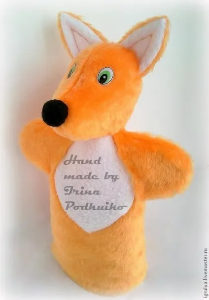 Перчаточная лялька лисиця - ярмарок майстрів - ручна робота, handmade (майстер клас) Перчаточная лялька лисиця - ярмарок майстрів - ручна робота, handmade