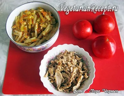 Пиріг-піца без яєць з картоплею та грибами (овочами) (картоплею) Пиріг-піца без яєць з картоплею та грибами (овочами)