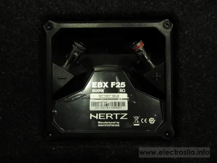 Плоским бути модно - нові сабвуфери hertz ebx f20 (плоский сабвуфер) Плоским бути модно - нові сабвуфери hertz ebx f20