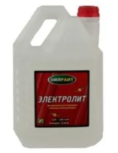 Збільшення щільності електроліту акумуляторної батареї (Є сірчана кислота) Збільшення щільності електроліту акумуляторної батареї