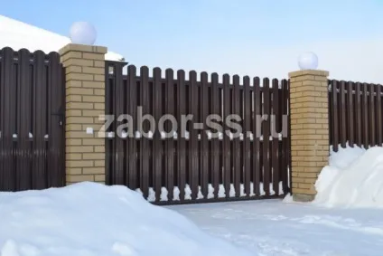 Встановлення огорожі з металевого паркану своїми руками фото (паркану) Встановлення огорожі з металевого паркану своїми руками фото