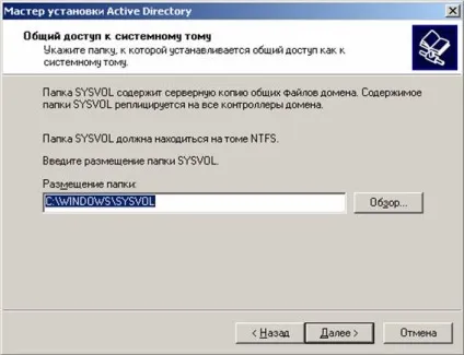 Установка служби каталогів active directory