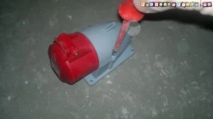 Підключення трифазного розетки (abb) Підключення трифазного розетки
