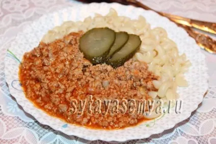Підлива з фаршу