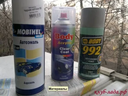 Фарбування пластику салону пріори