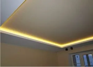 Стеля з гіпсокартону з підсвічуванням своїми руками