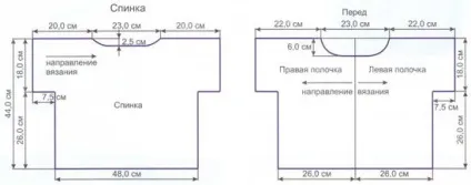 Поперечний в'язання спицями варіанти для дітей і для жінок, прості мк з покроковими фото (жилет) Поперечний в'язання спицями варіанти для дітей і для жінок, прості мк з покроковими фото