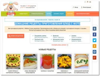 Популярні кулінарні сайти - рецепти від кращих кухарів (рецепти) Популярні кулінарні сайти - рецепти від кращих кухарів