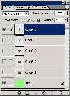 Прийоми створення анімації в image ready