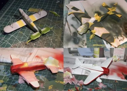 Застосування масок під час забарвлення моделі літака (літака) Застосування масок під час забарвлення моделі літака