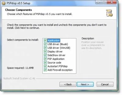 Pspdisp v0