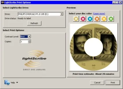 Програми для роботи з lightscribe
