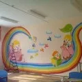 Розпис стін в дитячому садку