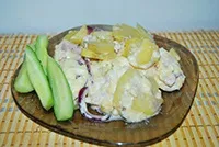 Рецепт курка запечена з картоплею в мультиварці (запечена курка з картоплею) Рецепт курка запечена з картоплею в мультиварці
