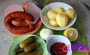 Рецепт солянки з ковбасою