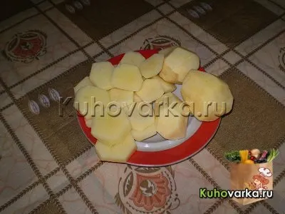 Риба в рукаві з картоплею