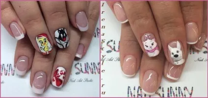 Малюнки на нігтях для дівчаток