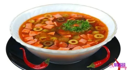 Рецепт солянки з ковбасою