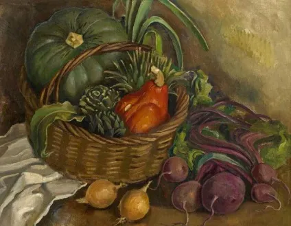 Малювання натюрморт з овочами