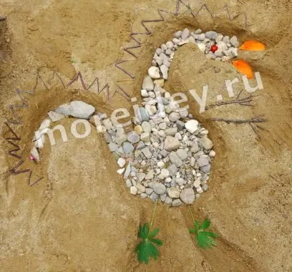 Малюнки з каменів, more творчих ідей для дітей (каменів своїми руками) Малюнки з каменів, more творчих ідей для дітей