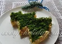 Салат з копченою ковбасою - соломка