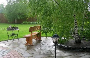 Садові доріжки з бруківки на дачі, красиві фото, укладання (бруківки) Садові доріжки з бруківки на дачі, красиві фото, укладання