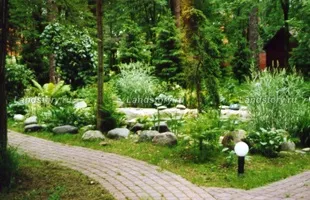 Садові доріжки з бруківки на дачі, красиві фото, укладання (доріжки) Садові доріжки з бруківки на дачі, красиві фото, укладання