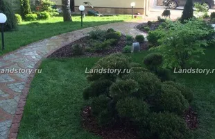 Садові доріжки з бруківки на дачі, красиві фото, укладання (бруківки) Садові доріжки з бруківки на дачі, красиві фото, укладання