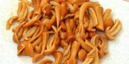 Салат з маринованими опеньками - рецепти з фото, калорійність (салат) Салат з маринованими опеньками - рецепти з фото, калорійність