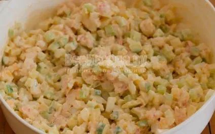 Салат з креветок з сиром і яйцем, огірками, смачний рецепт з покроковими фото, всі страви (смачний) Салат з креветок з сиром і яйцем, огірками, смачний рецепт з покроковими фото, всі страви