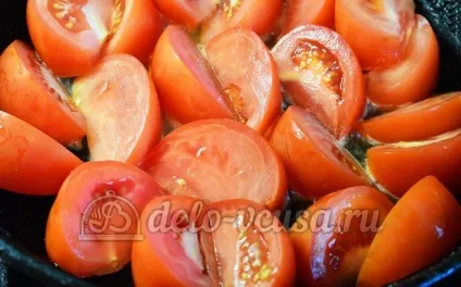 Салат з опеньками і помідорами рецепт з фото - покрокове приготування теплого салату з опеньками (помідорами) Салат з опеньками і помідорами рецепт з фото - покрокове приготування теплого салату з опеньками