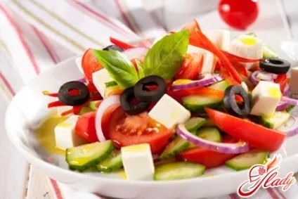 Салат з сиром фета (сиром) Салат з сиром фета