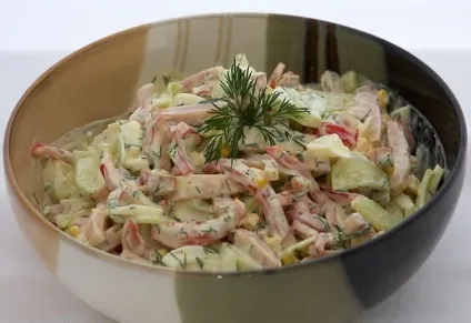 Салат з кукурудзою - смачні рецепти з фото і відео (смачні салат з кукурудзою) Салат з кукурудзою - смачні рецепти з фото і відео