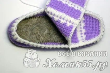 Чобітки для дівчинки гачком